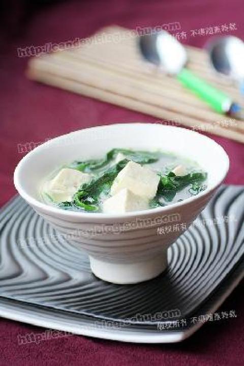 木耳菜豆腐汤做法