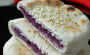 紫薯烙饼做法