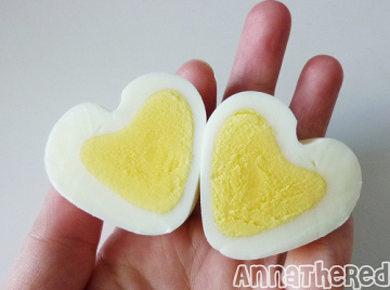 心形煮鸡蛋做法