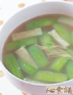 虾皮姜丝丝瓜汤做法