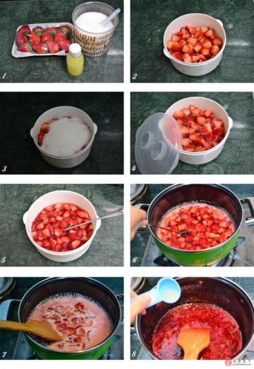 酸甜草莓酱留住新鲜做法