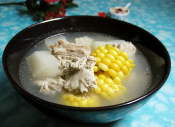 玉米排骨汤做法