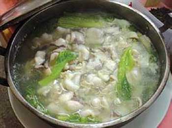 豆腐鱼片生菜汤做法