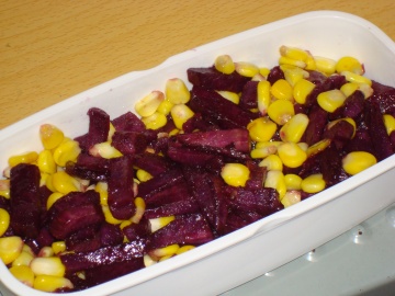 紫薯炒玉米做法