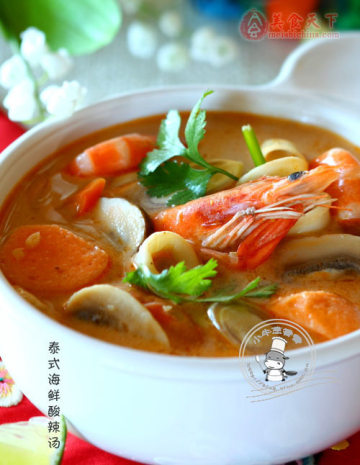 泰式海鲜酸辣汤做法