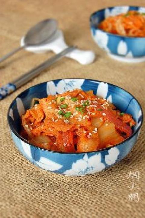 韩式泡菜五花肉做法