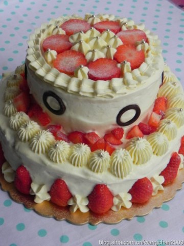 双层草莓奶油蛋糕做法
