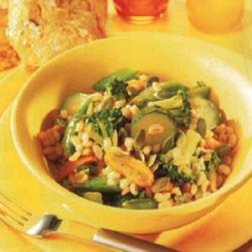 绿花菜薏仁沙拉做法