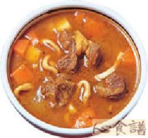咖哩牛肉汤面做法