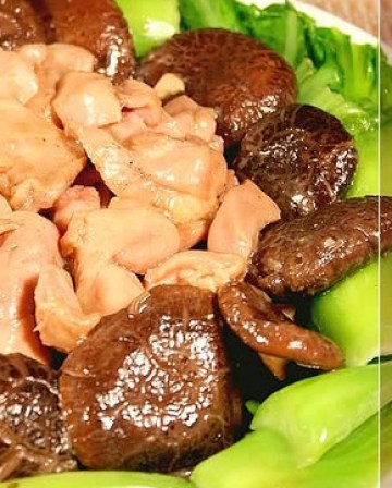 冬菇芥菜滑鸡块做法