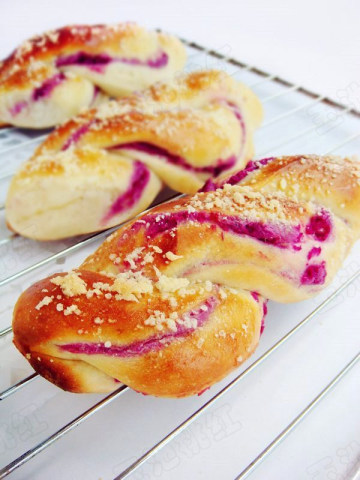 紫薯香酥面包做法