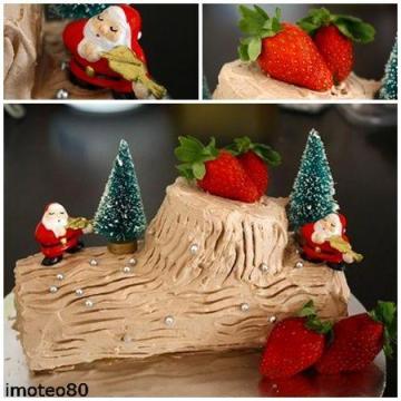 『圣诞快乐树桐蛋糕』做法