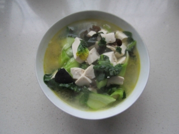 青菜豆腐汤做法