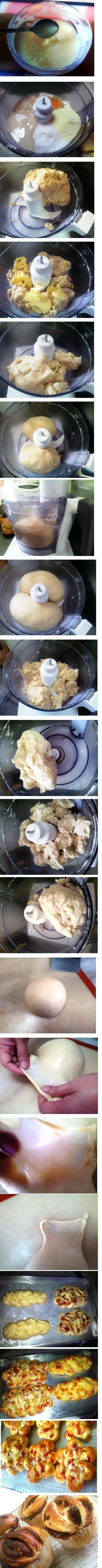 甜面包胚 - 汤种法（食物调理机系列）做法