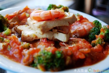 兰花豆腐虾做法