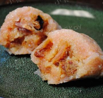 香菇叉烧肉粽做法