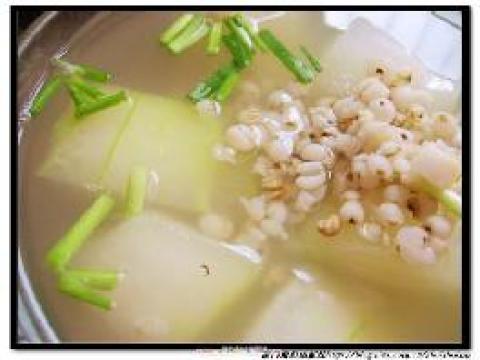 冬瓜薏米汤做法