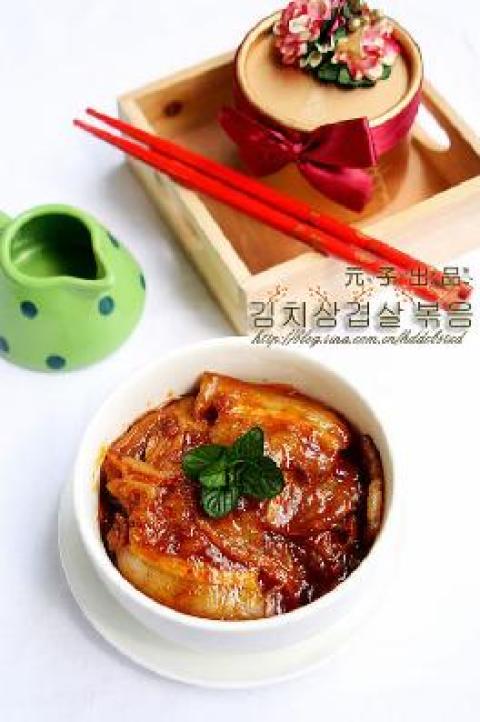 韩式泡菜炒五花肉做法