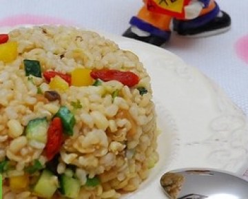 发芽豆子糙米饭做法