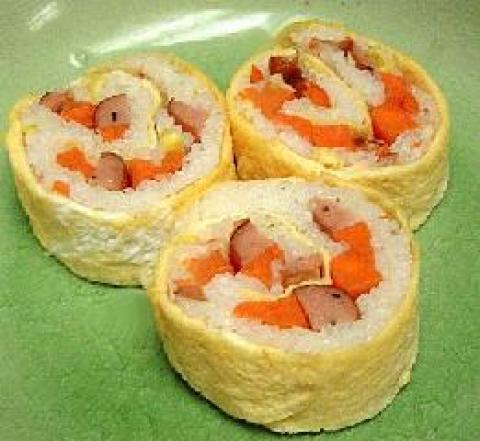 蛋卷寿司做法
