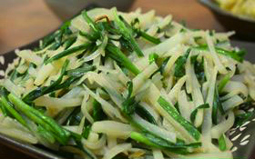 土豆丝炒韭菜做法
