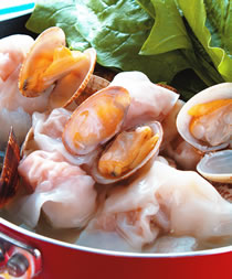 海瓜子馄饨锅做法