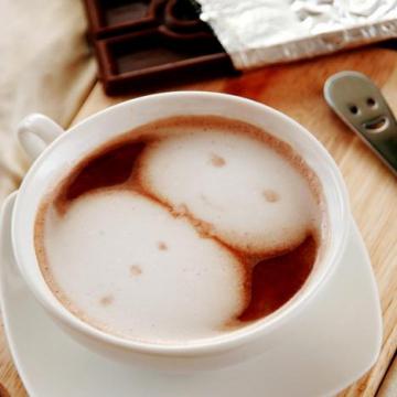 雪人巧克力咖啡做法