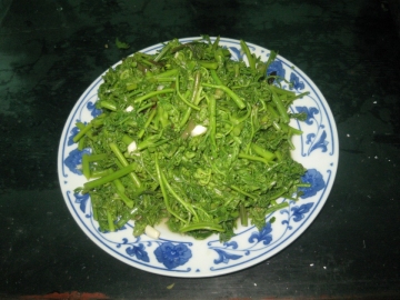 肉丝炒蕨菜做法