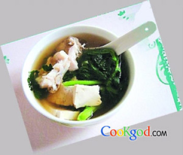 筒蒿鱼腩豆腐汤做法