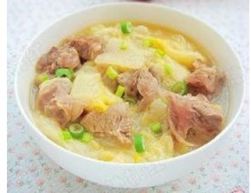 白菜羊肉汤的做法图片