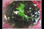 小吃 蛋黄虾皮紫菜汤
