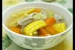 小吃 甘笋粟米排骨汤