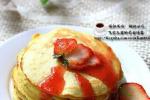 面食 草莓果酱煎饼