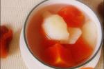 小吃 抗衰养颜：木瓜红梨汤