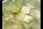 小吃 白菜豆腐粉丝汤
