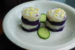 小吃 紫薯山药糕