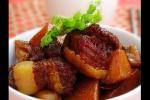 小吃 红烧肉炖土豆
