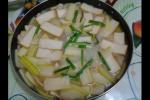 小吃 节瓜虾米鱼片煮粉丝