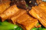 小吃 菜胆香菇豆腐