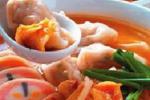 小吃 泡菜饺子锅