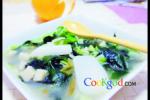 小吃 青菜海带年糕汤&韩式年糕汤
