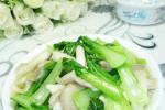 小吃 青菜炒秀珍菇