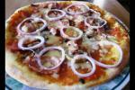 小吃 披萨—自制培根口蘑披萨