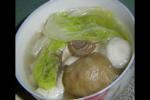 小吃 团圆饭丸子白菜汤