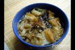 小吃 芝麻油条紫菜汤