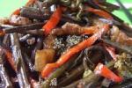 小吃 蕨菜炒肉