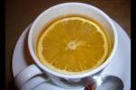 小吃 自制消暑柠檬红或绿茶