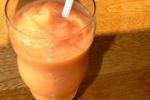 饮品 清凉草莓橙汁沙冰