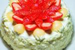 小吃 草莓奶油蛋糕