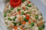 小吃 虾仁毛豆烩豆腐